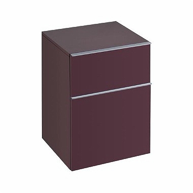 Keramag Icon kiegészítő szekrény magasfényű burgundi (45x60x47,7 cm, 840046000)
