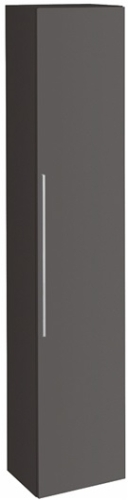 Keramag Icon magas kiegészítő szekrény matt láva fekete (36x180x30,9 cm, 841001000)