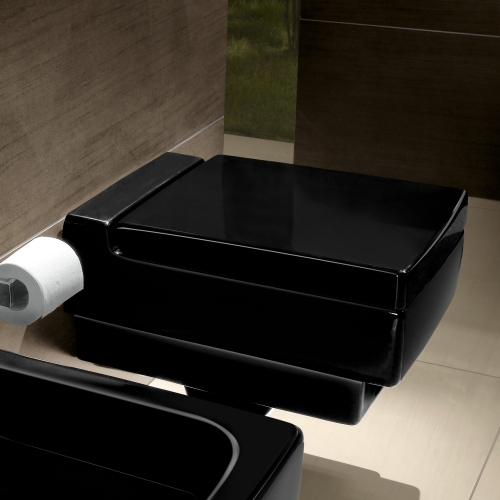 Villeroy & Boch Memento fali wc, fekete 5628 10 S0 (562810S0)