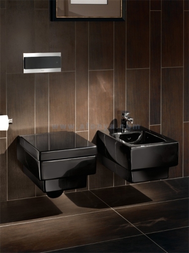 Villeroy & Boch Memento fali wc, fekete 5628 10 S0 (562810S0)