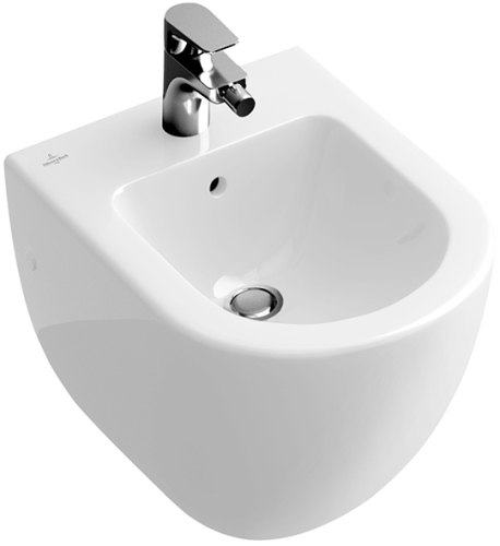 Villeroy & Boch Subway fali bidé, kompakt CeramicPlus 7406 00 R1 (740600R1)