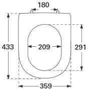 Villeroy & Boch Subway 2.0 wc ülőke 9M68 61 01 (9M686101)