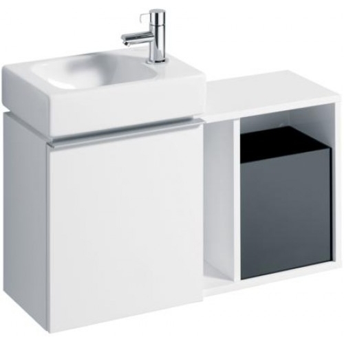 Keramag Icon xs oldalsó kiegészítő szekrény magasfényű fehér (37x40x24,5 cm, 840137000)