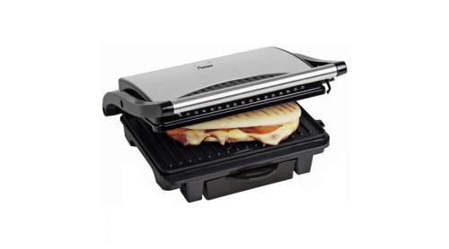 Bestron Panini grillsütő, rozsdamentes acél, 1000 W-os ASW113S