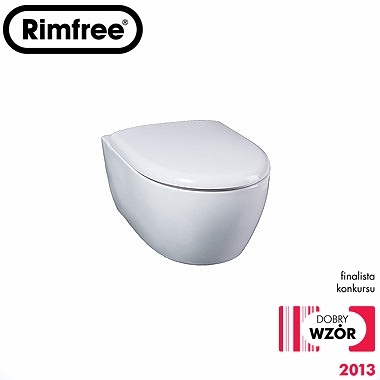 Keramag 4 U fali WC Rimfree, öblítőperem nélkül (203460000)