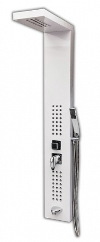 Sanimix alumínium zuhanypanel, fehér LP8140