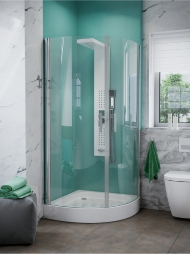 Sanimix alumínium zuhanypanel, fehér LP8140
