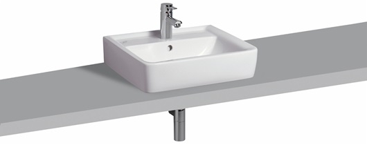 Keramag Renova Nr. 1 Plan mosdó bútorlapos keratect felülettel (55x44 cm, 225155600)