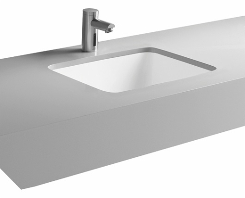 Keramag Renova Nr. 1 Plan alulról beépíthető mosdó keratect felülettel (46x35 cm, 242140600)