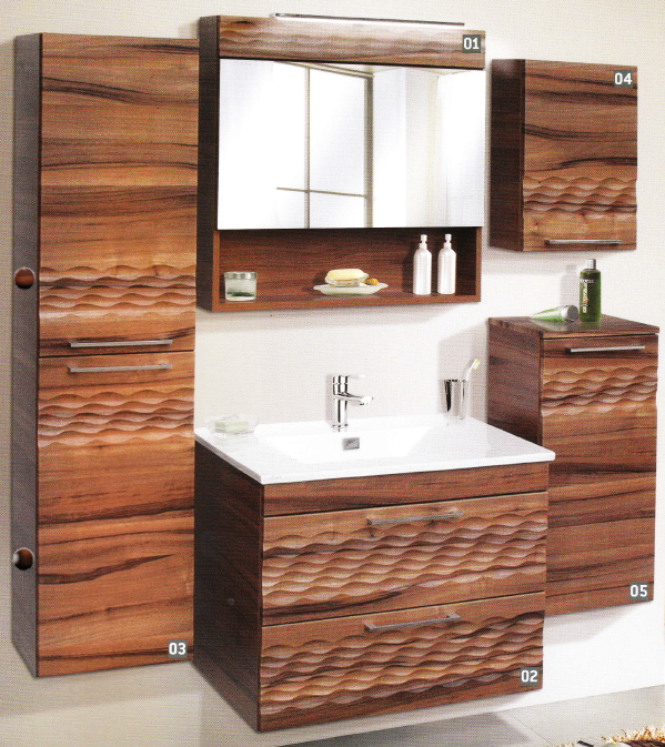 Guido Prémium Piero tükrös felső fürdőszoba szekrény (60x72x17,5 cm, #Prémium Piero 01)