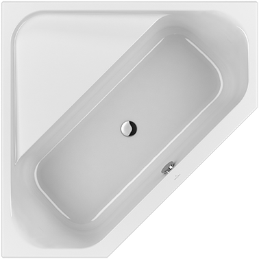 Villeroy & Boch Loop & Friends, Duo, 140x140 cm sarokkád szögletes belső formával UBA140LFS3V-01