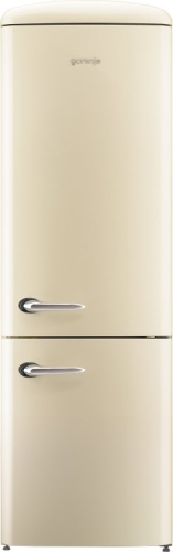 Gorenje alul fagyasztós kombinált hűtőszekrény, old timer A++, pezsgő ORK192C (517335)