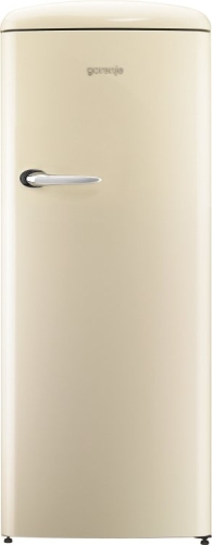 Gorenje szabadonálló felülfagyasztós hűtőszekrény, old timer, A++, pezsgő ORB152C