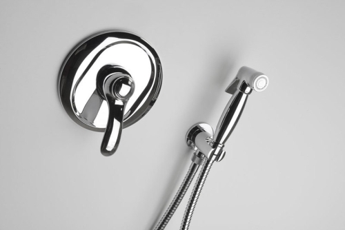 Sapho retro bidet zuhany, gégecsővel tartóval zuhannyal, króm (9101)