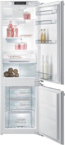 Gorenje beépíthető kombinált hűtőszekrény A+, fehér NRKI5181LW