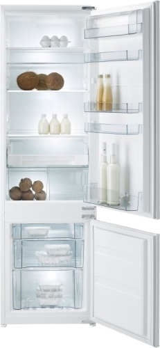 Gorenje beépíthető kombinált hűtőszekrény A++, fehér RKI4182EW