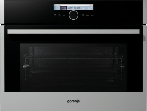 Gorenje beépíthető sütő-mikrohullámú sütő kombináció 45 cm A+, BCM589S12X