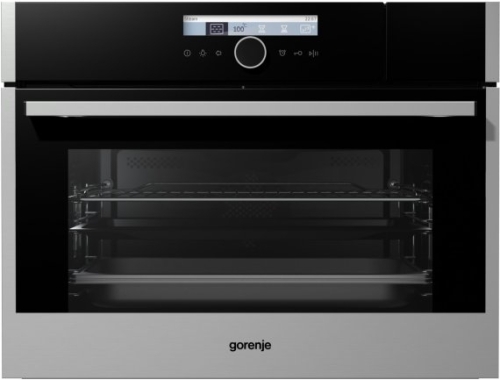 Gorenje beépíthető kompakt sütő és gőzpároló kombi 45 cm A+, BCS589S20X