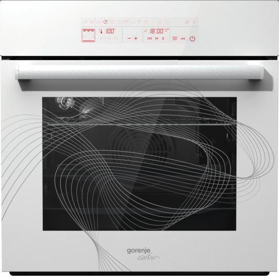 Gorenje Karim Rashid beépíthető sütő A, fehér BO8KR