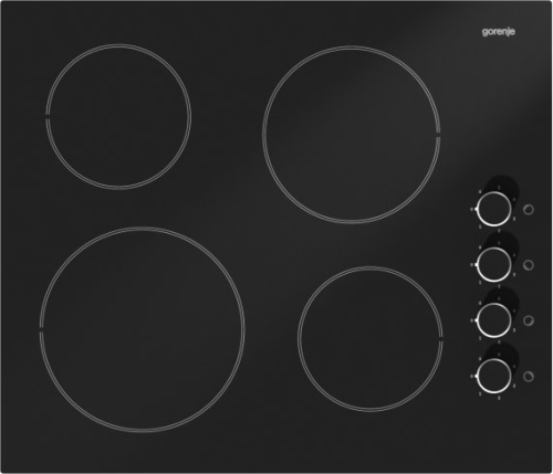 Gorenje beépíthető üvegkerámia főzőlap fekete EC610SC
