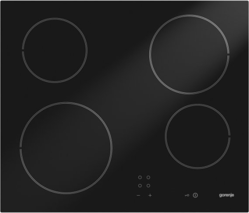 Gorenje beépíthető üvegkerámia főzőlap fekete ECT610SC