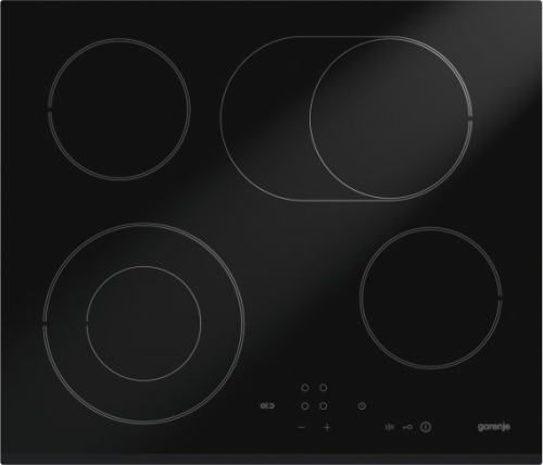 Gorenje beépíthető üvegkerámia főzőlap fekete ECT620CSC
