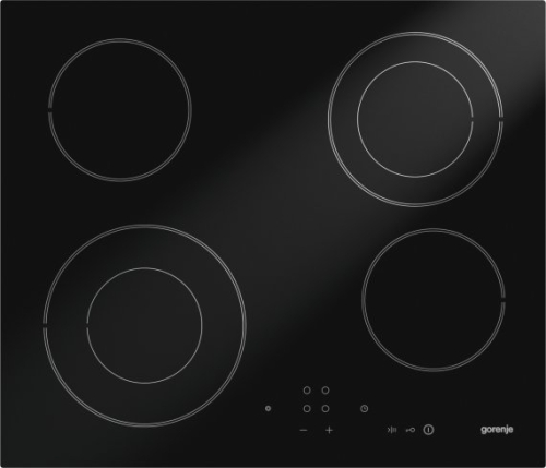 Gorenje beépíthető üvegkerámia főzőlap fekete ECT640SC