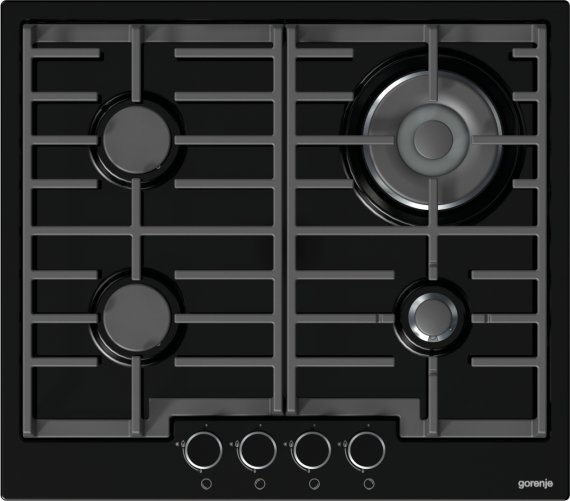 Gorenje beépíthető gáz főzőlap grafit-fekete GW6N41IB