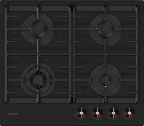 Gorenje Infinity beépíthető gáz főzőlap fekete GTW6INB