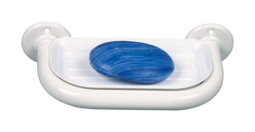 Aqualine WHITE LINE KOVEX Szappanatartó, fehér (8006)