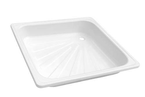 Ferro 90x90x15 zománcozott fém zuhanytálca (FBK3)