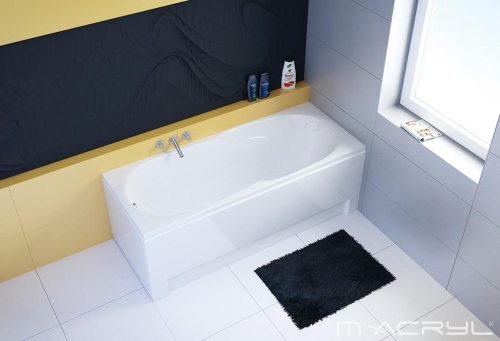 M-Acryl Nora 170x70 egyenes kád kádlábbal (12186)