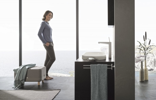 Grohe Eurodisc Joy egykaros magasított, fehér mosdócsaptelep XL-size 23428 LS0 (23428LS0)
