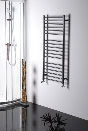 Sapho DINA 400x1200mm fürdőszobai radiátor, metál ezüst (IR264)