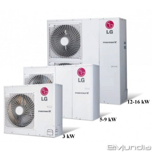 LG HM123M Therma-V levegő-víz hőszivattyú monoblock 12 kW