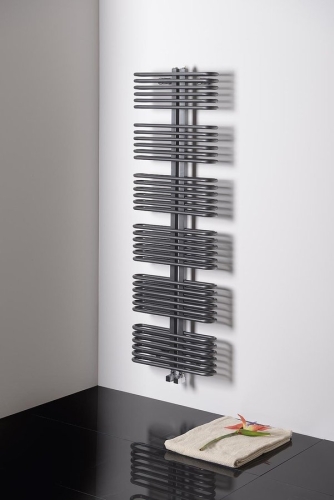 Sapho ASTRA 500x1610 mm fürdőszoba radiátor, 1258 W, antracit (AS719)