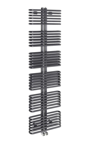 Sapho ASTRA 500x1610 mm fürdőszoba radiátor, 1258 W, antracit (AS719)