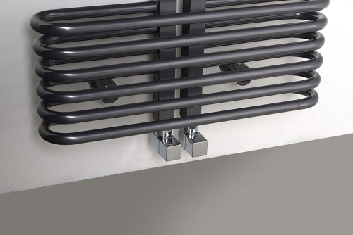 Sapho ASTRA 500x1610 mm fürdőszoba radiátor, 1258 W, antracit (AS719)