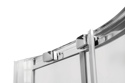 Niagara Wellness Karla 80x80x165 cm-es szögletes alacsony zuhanykabin, átlátszó üveg