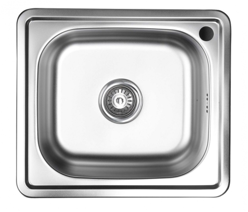 Aqualine Rozsdamentes mosogató 50x44x18 cm (AQ5044)