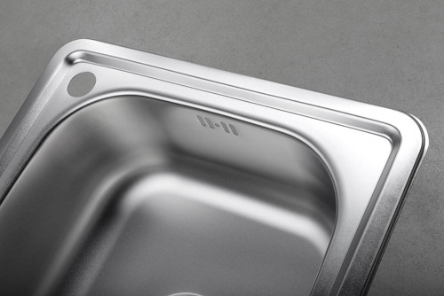 Aqualine Rozsdamentes mosogató 50x44x18 cm (AQ5044)
