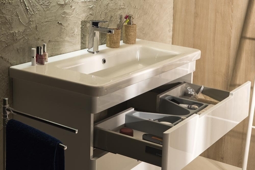 Sapho ELLA 95,7x50x42,8cm mosdótartó szekrény, fehér (EL100-3030)