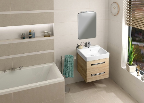 Sapho GSI SAND 60x50cm ExtraGlaze kerámiamosdó, fehér 9031111