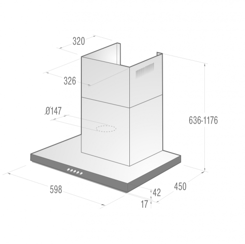 Gorenje páraelszívó WHT641E4XBG