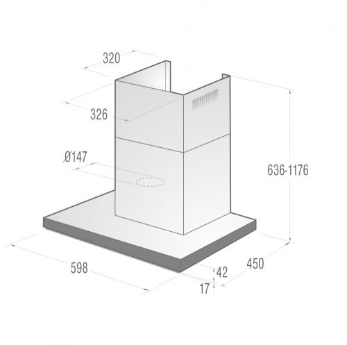 Gorenje páraelszívó WHT641A2XBG
