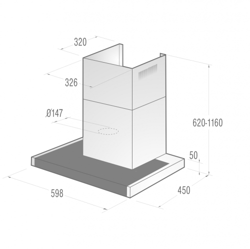 Gorenje páraelszívó WHT651S1XBG