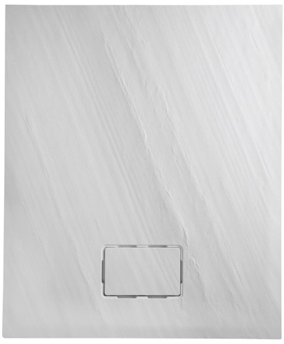 Sapho ATIKA 120x90x3,5cm öntöttmárvány zuhanytálca, fehér, kő hatású dekorral (AK005)