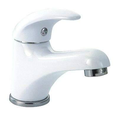 Novaservis Metalia 55 Mosdócsaptelep, fehér-króm, teli karral, 55001/1,1