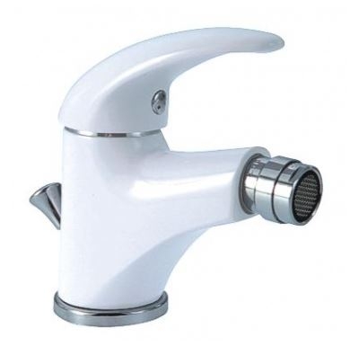 Novaservis Metalia 55 bidé csaptelep, fehér-króm, teli karral, 55011,1