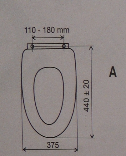 Ferro (Novaservis) Prestige Wenge WC ülőke Krómozott réz rögzítőelemekkel WC/WENGE
